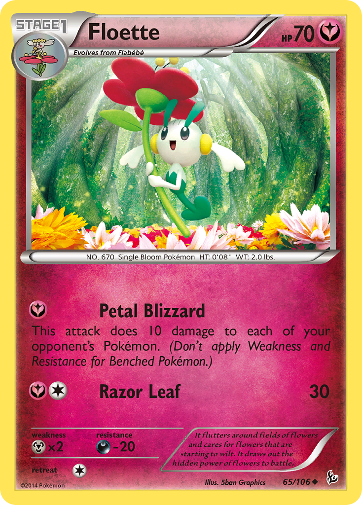 Floette (65/106) [XY: Flashfire] | Golgari Games