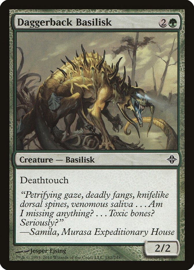 Daggerback Basilisk [Rise of the Eldrazi] | Golgari Games