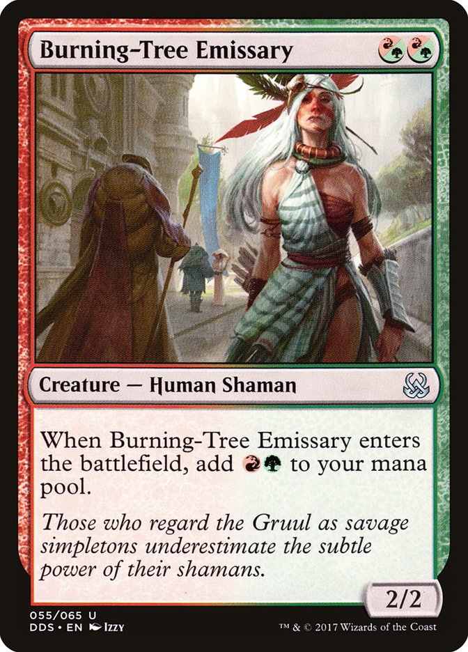 Burning-Tree Emissary [Duel Decks: Mind vs. Might] | Golgari Games