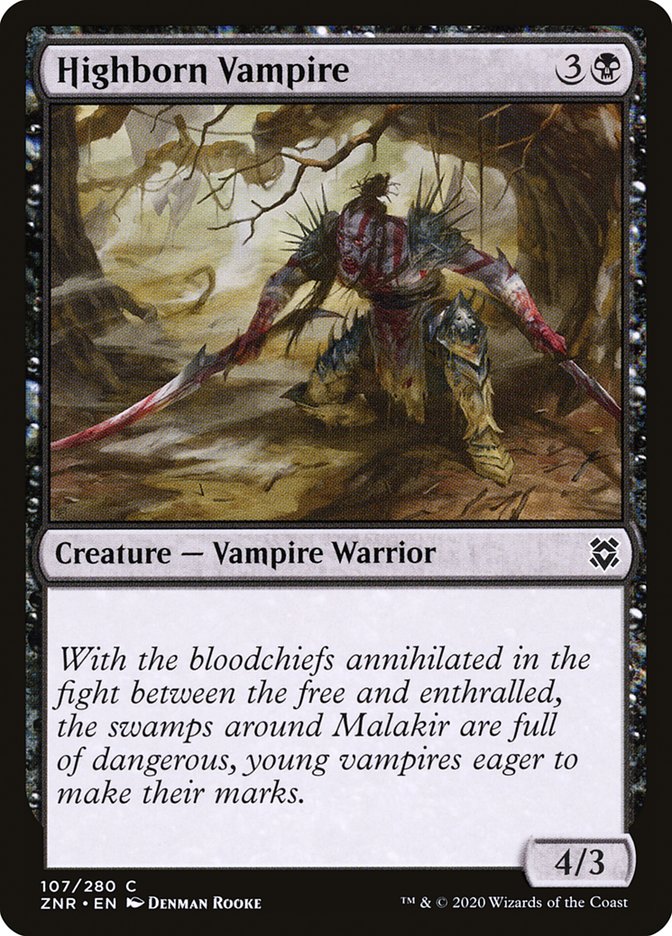 Highborn Vampire [Zendikar Rising] | Local Legends