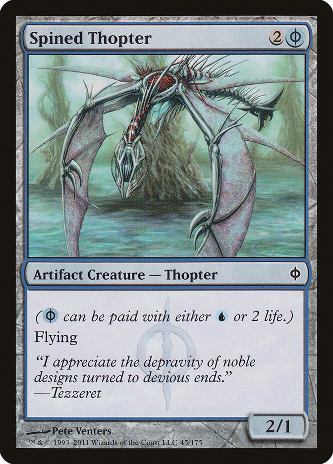 Spined Thopter [New Phyrexia] | Golgari Games