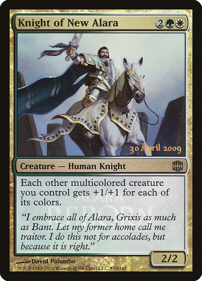 Knight of New Alara (Launch) [Alara Reborn Promos] | Local Legends