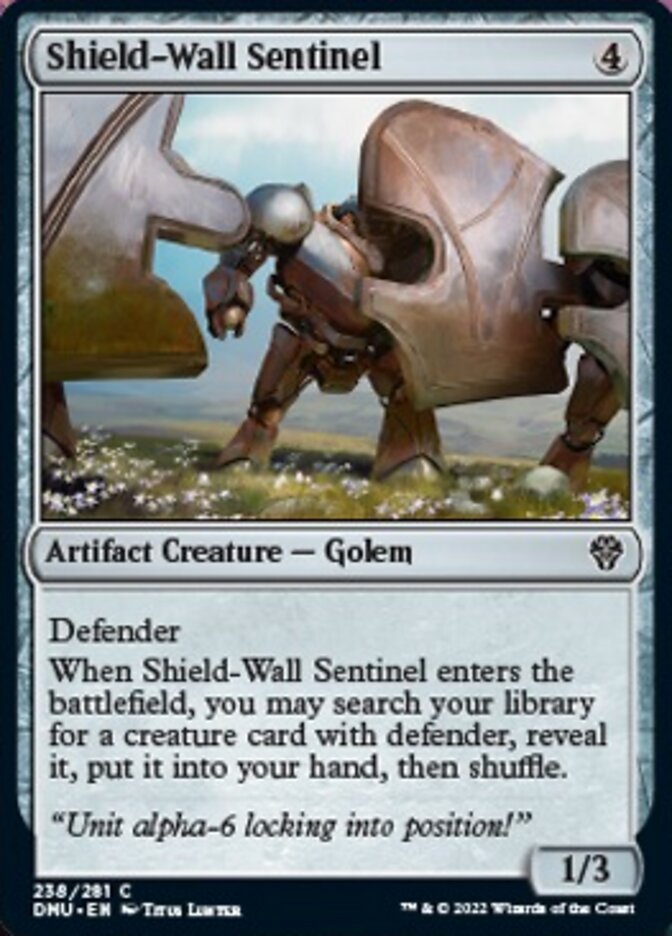 Shield-Wall Sentinel [Dominaria United] | Local Legends
