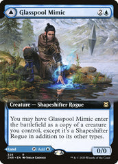 Glasspool Mimic // Glasspool Shore (Extended Art) [Zendikar Rising] | Golgari Games