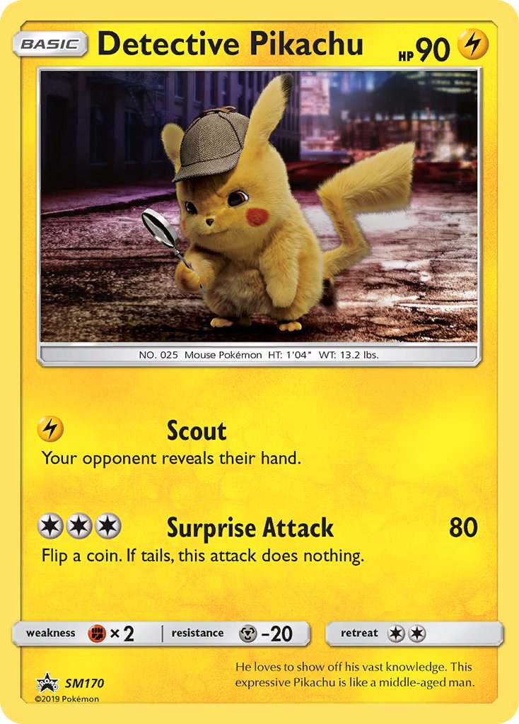 Detective Pikachu (SM170) [Sun & Moon: Black Star Promos] | Golgari Games