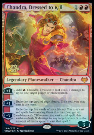 Chandra, Dressed to Kill [Innistrad: Crimson Vow Prerelease Promos] | Golgari Games