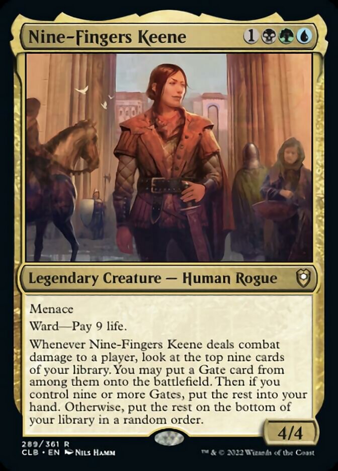 Nine-Fingers Keene [Commander Legends: Battle for Baldur's Gate] | Local Legends