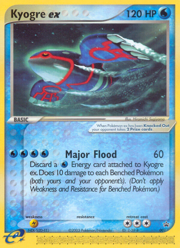 Kyogre ex (001) [Nintendo: Black Star Promos] | Golgari Games