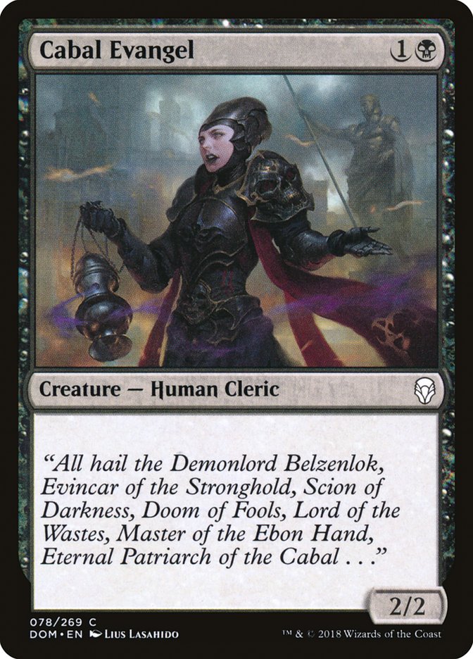 Cabal Evangel [Dominaria] | Local Legends