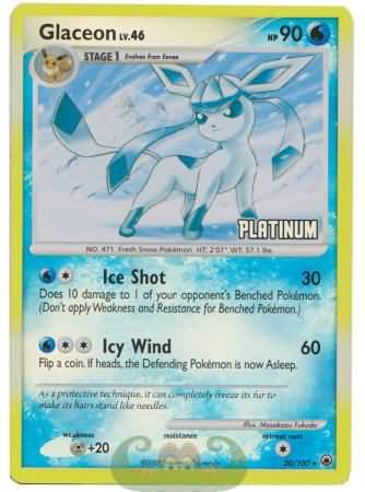 Glaceon (20/100) [Burger King Promos: 2009 Collection] | Golgari Games