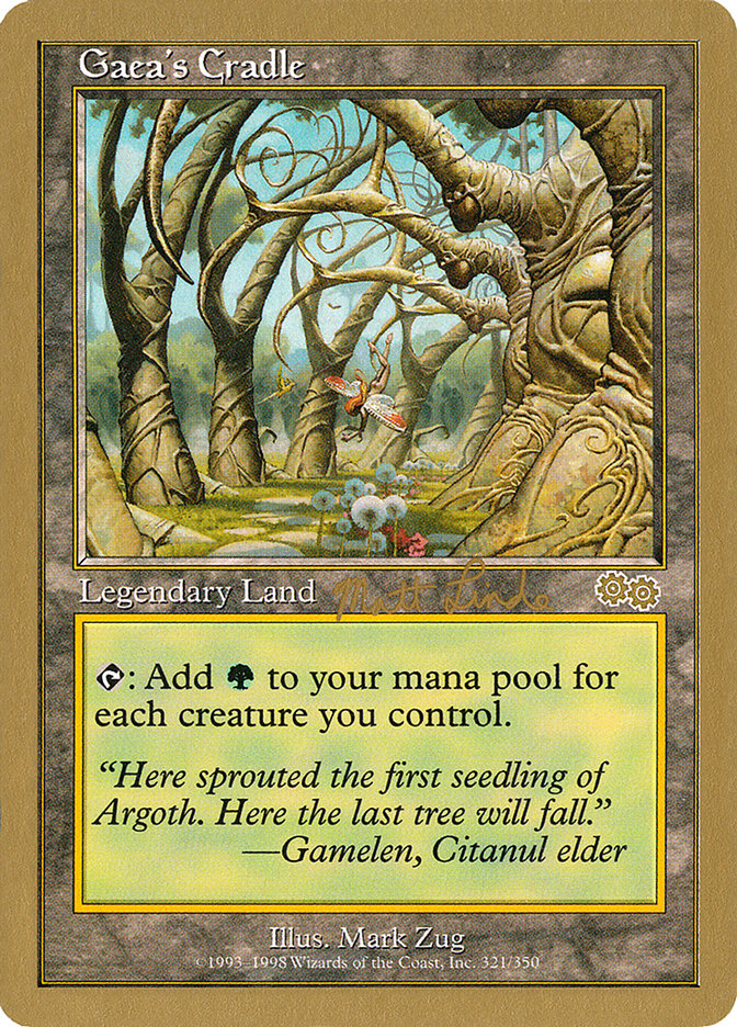 Gaea's Cradle (Matt Linde) [World Championship Decks 1999] | Golgari Games