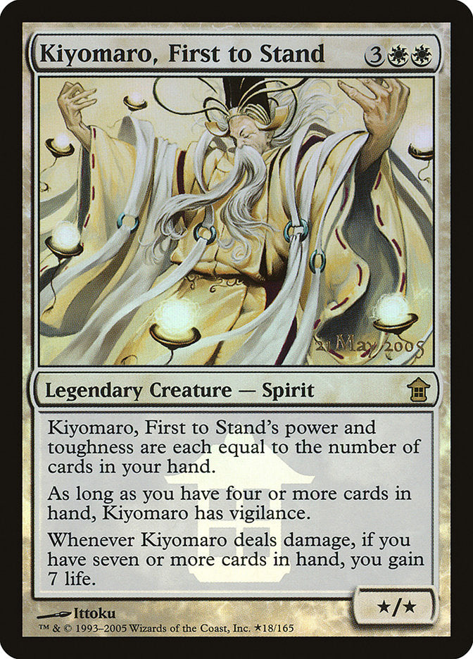 Kiyomaro, First to Stand [Saviors of Kamigawa Promos] | Golgari Games