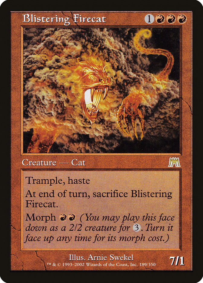 Blistering Firecat [Onslaught] | Golgari Games