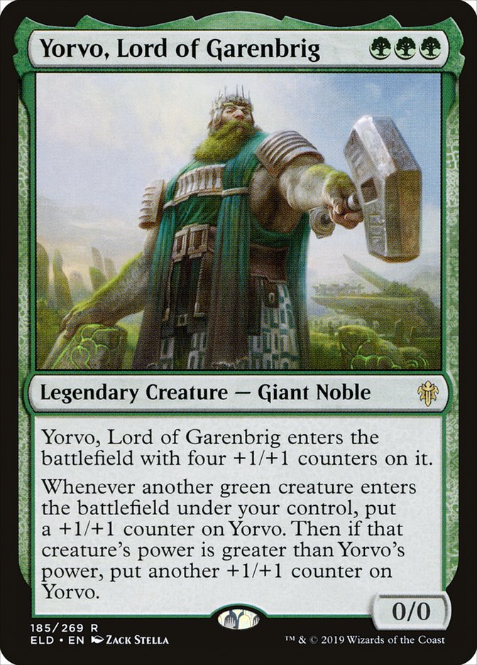 Yorvo, Lord of Garenbrig [Throne of Eldraine] | Golgari Games