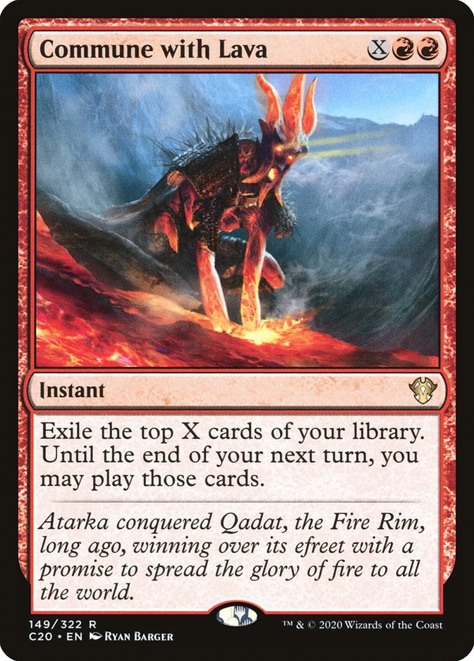 Commune with Lava [Commander 2020] | Local Legends