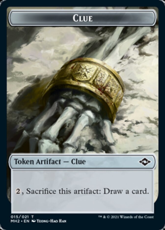Clue Token (15) // Golem Token [Modern Horizons 2 Tokens] | Local Legends