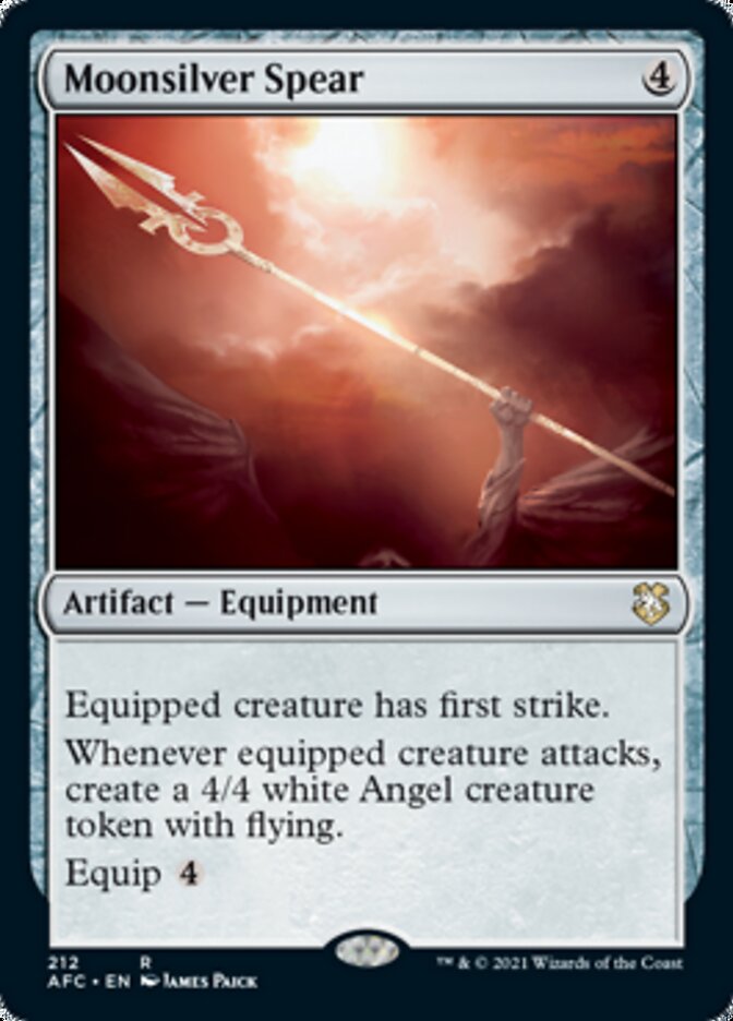 Moonsilver Spear [Dungeons & Dragons: Adventures in the Forgotten Realms Commander] | Local Legends