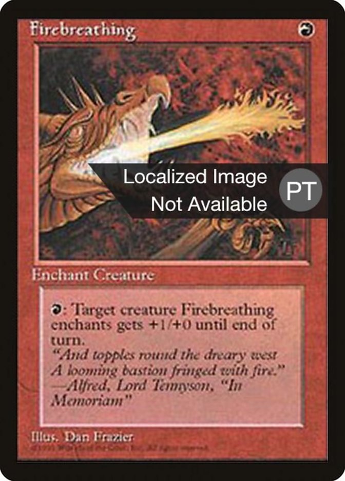 Firebreathing [Fourth Edition (Foreign Black Border)] | Local Legends