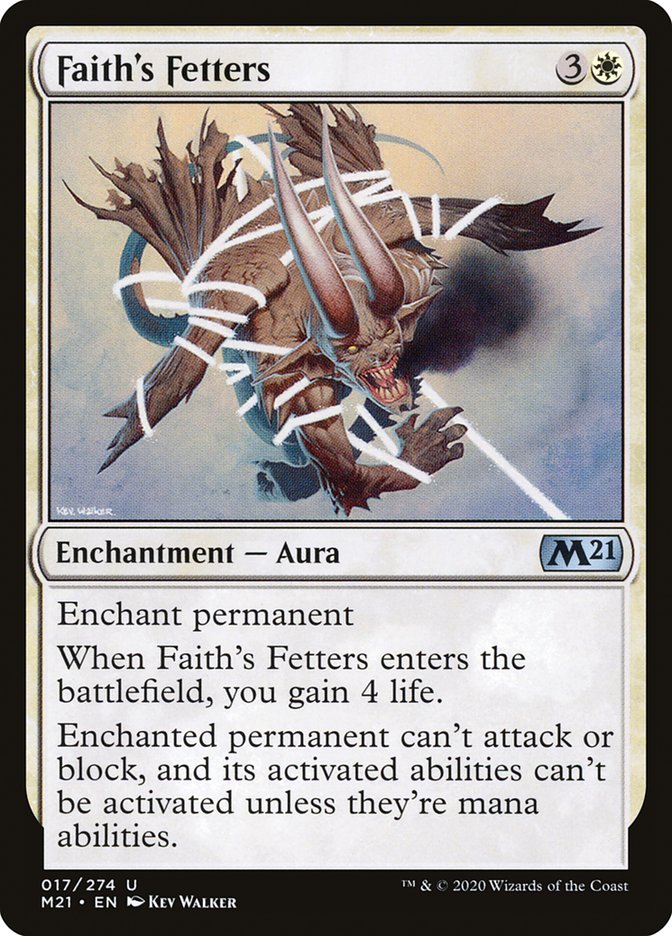 Faith's Fetters [Core Set 2021] | Golgari Games