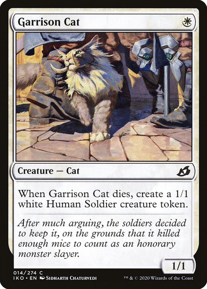 Garrison Cat [Ikoria: Lair of Behemoths] | Golgari Games