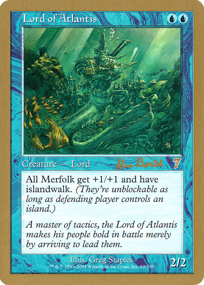 Lord of Atlantis (Alex Borteh) [World Championship Decks 2001] | Golgari Games