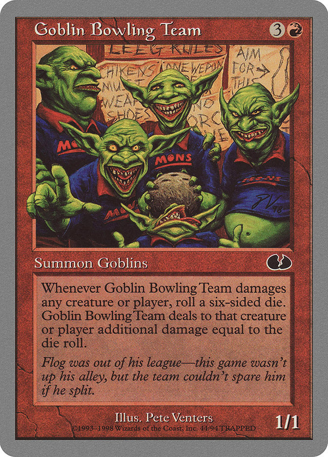 Goblin Bowling Team [Unglued] | Golgari Games