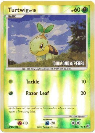 Turtwig (103/130) [Burger King Promos: 2008 Collection] | Golgari Games