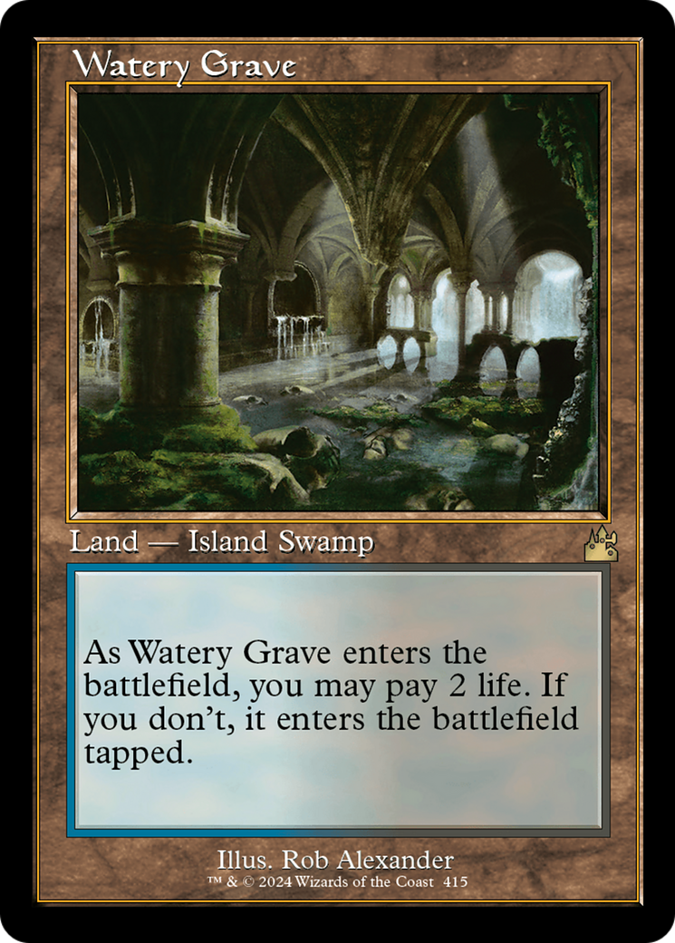 Watery Grave (Retro) [Ravnica Remastered] | Golgari Games