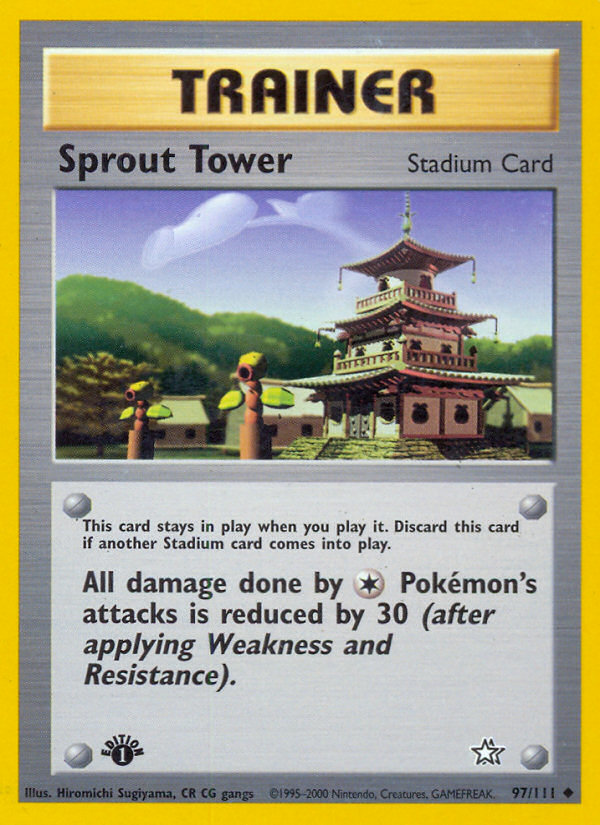 Sprout Tower (97/111) [Neo Genesis 1st Edition] | Golgari Games