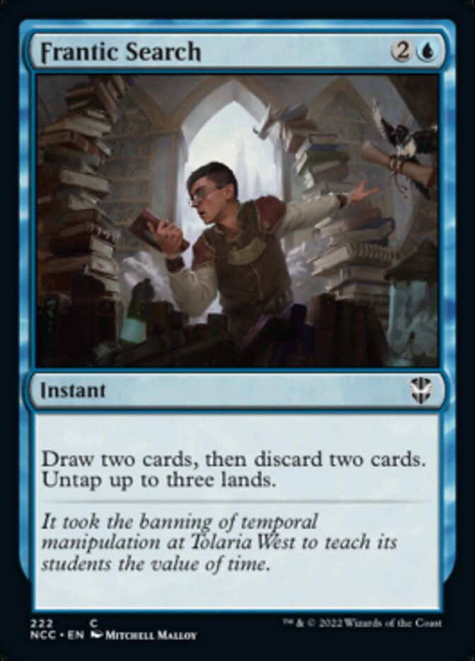 Frantic Search [Streets of New Capenna Commander] | Local Legends