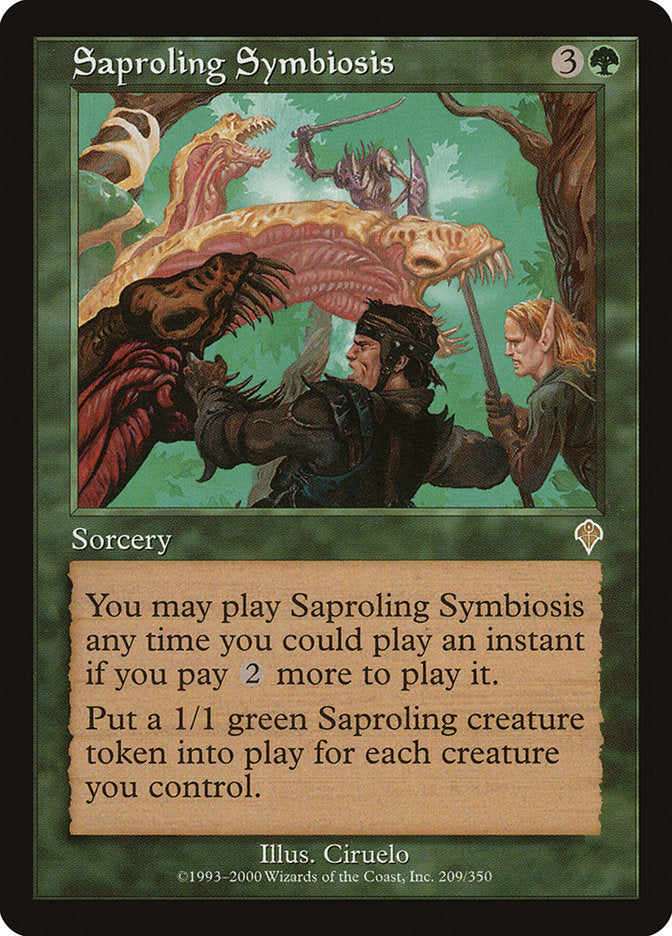 Saproling Symbiosis [Invasion] | Local Legends