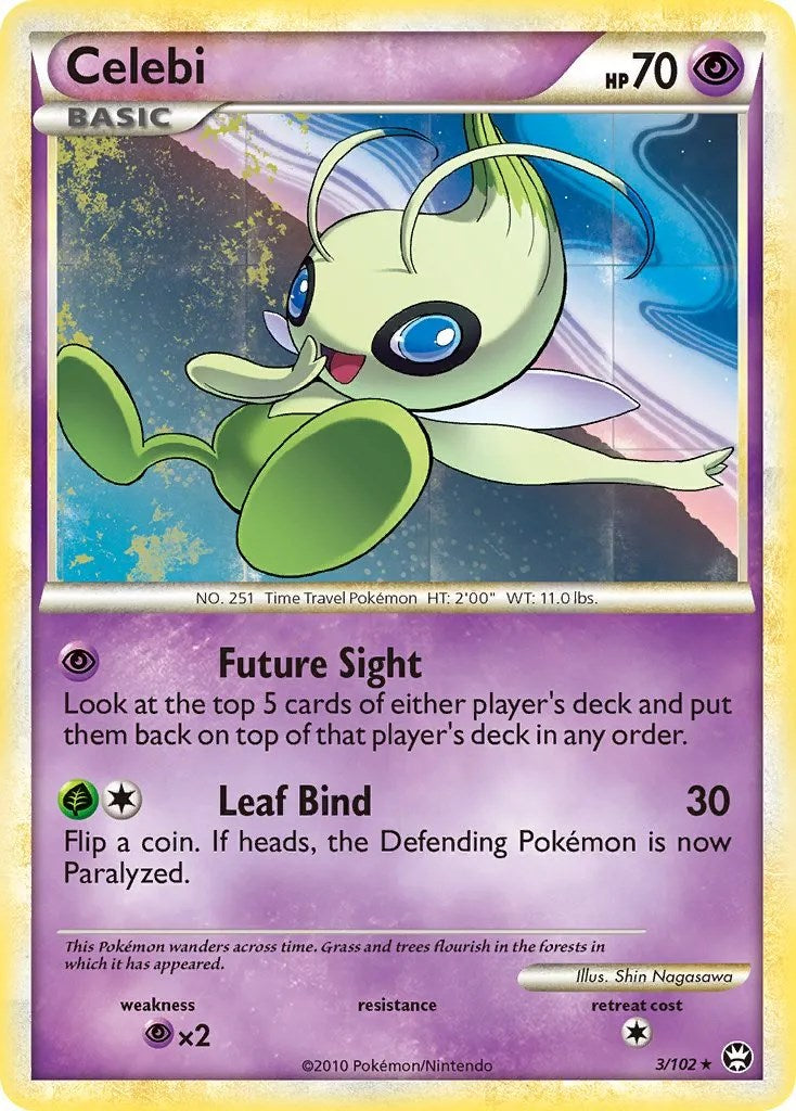 Celebi (3/102) (Movie Exclusive) [HeartGold & SoulSilver: Triumphant] | Golgari Games