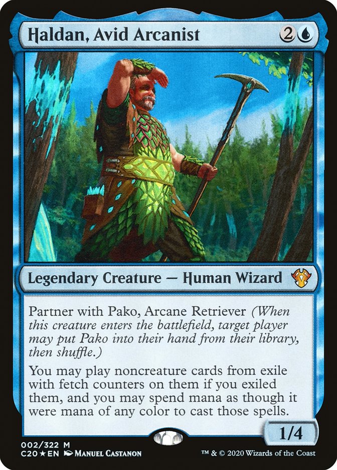 Haldan, Avid Arcanist [Commander 2020] | Local Legends