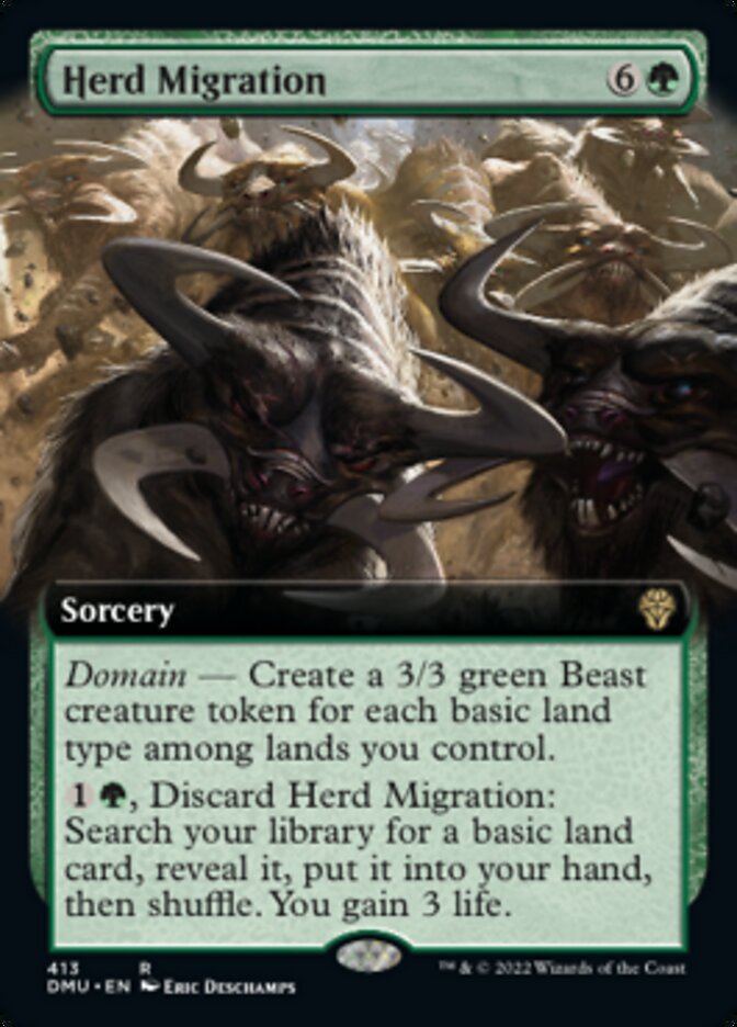 Herd Migration (Extended Art) [Dominaria United] | Local Legends