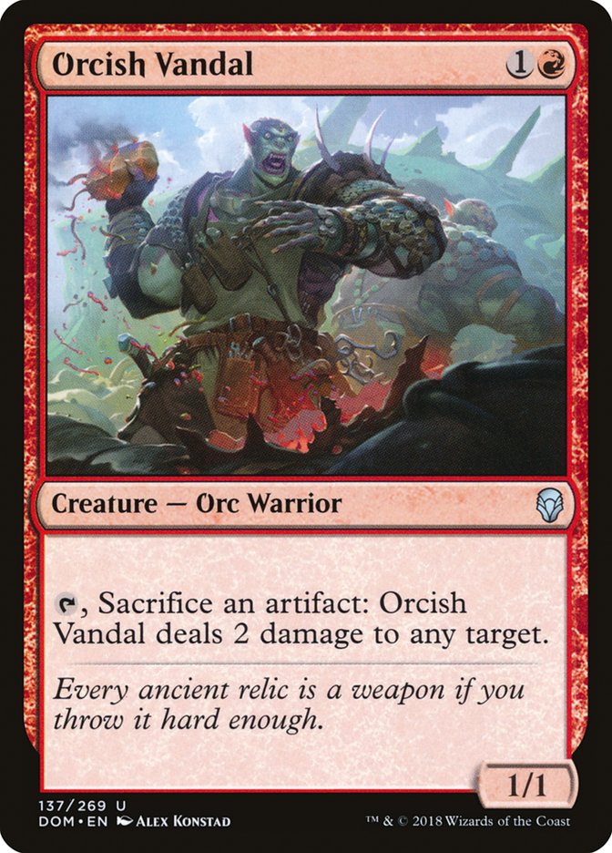 Orcish Vandal [Dominaria] | Local Legends
