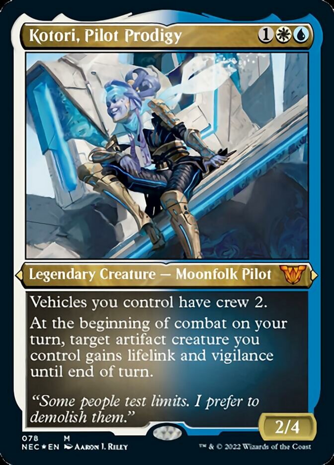 Kotori, Pilot Prodigy (Showcase Display Commander) [Kamigawa: Neon Dynasty Commander] | Local Legends