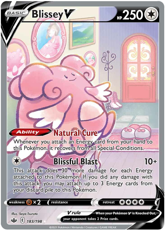 Blissey V (183/198) [Sword & Shield: Chilling Reign] | Golgari Games