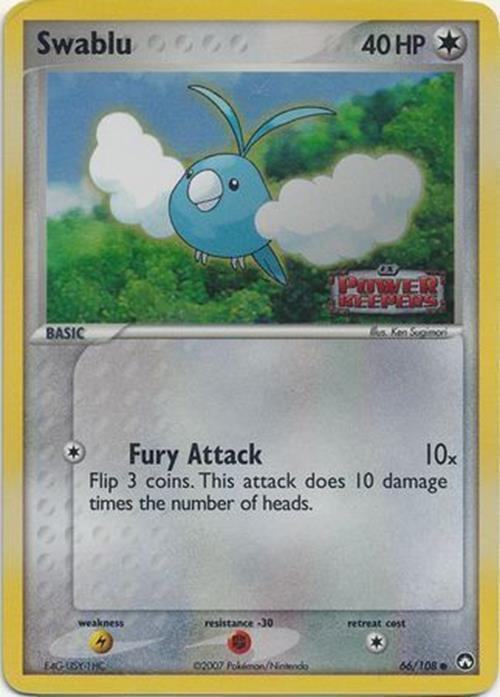 Swablu (66/108) (Stamped) [EX: Power Keepers] | Local Legends
