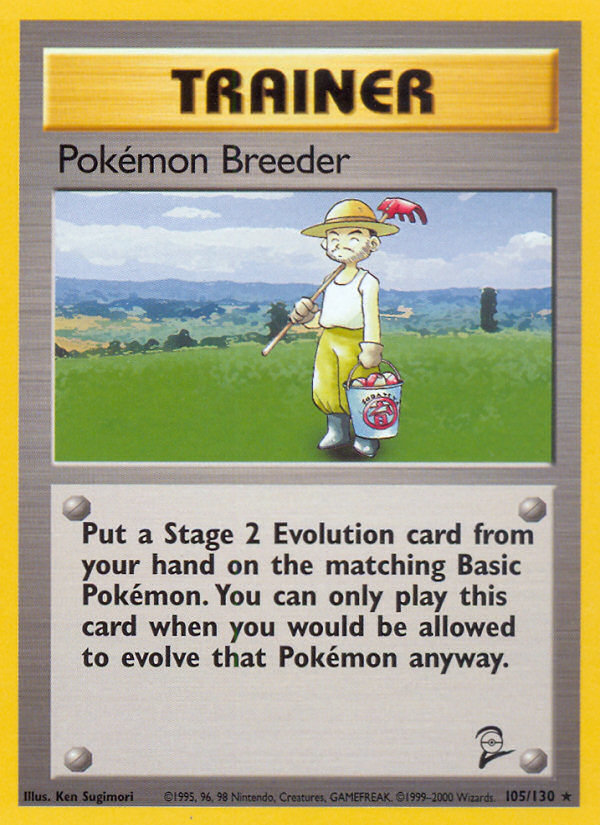 Pokemon Breeder (105/130) [Base Set 2] | Golgari Games