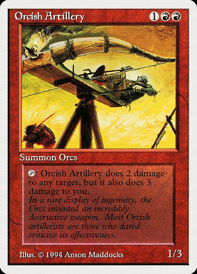 Orcish Artillery [Summer Magic / Edgar] | Golgari Games