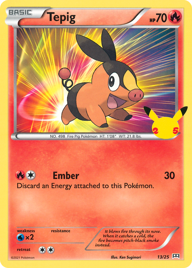 Tepig (13/25) [McDonald's 25th Anniversary] | Golgari Games