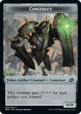 Servo // Construct (005) Double-Sided Token [The Brothers' War Commander Tokens] | Local Legends