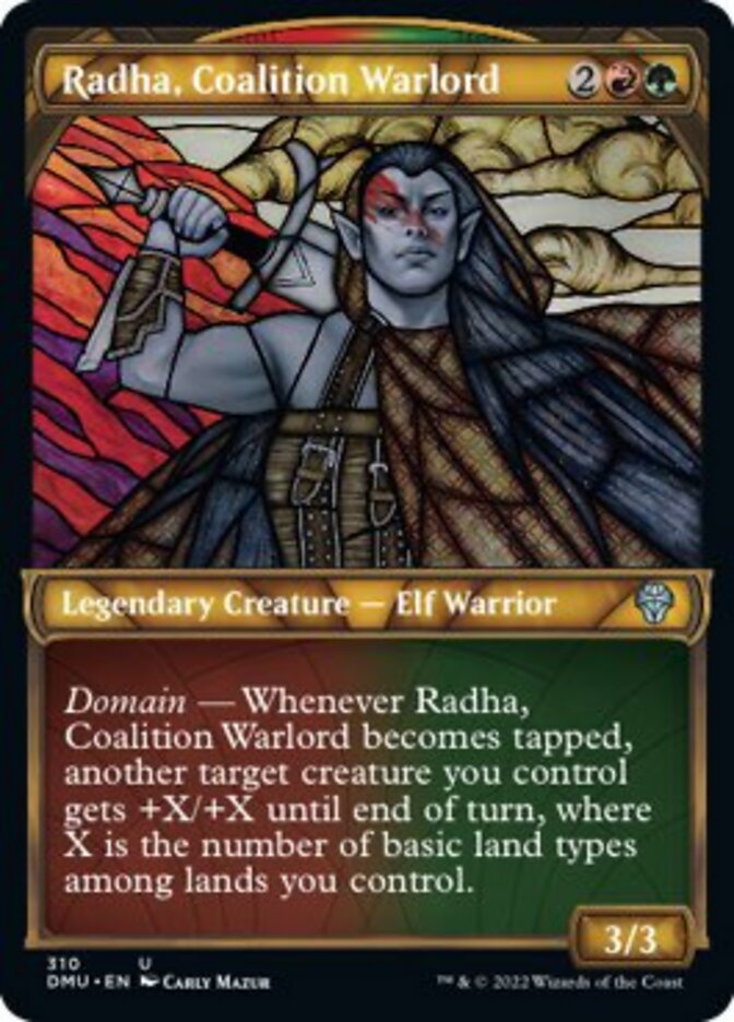 Radha, Coalition Warlord (Showcase) [Dominaria United] | Local Legends