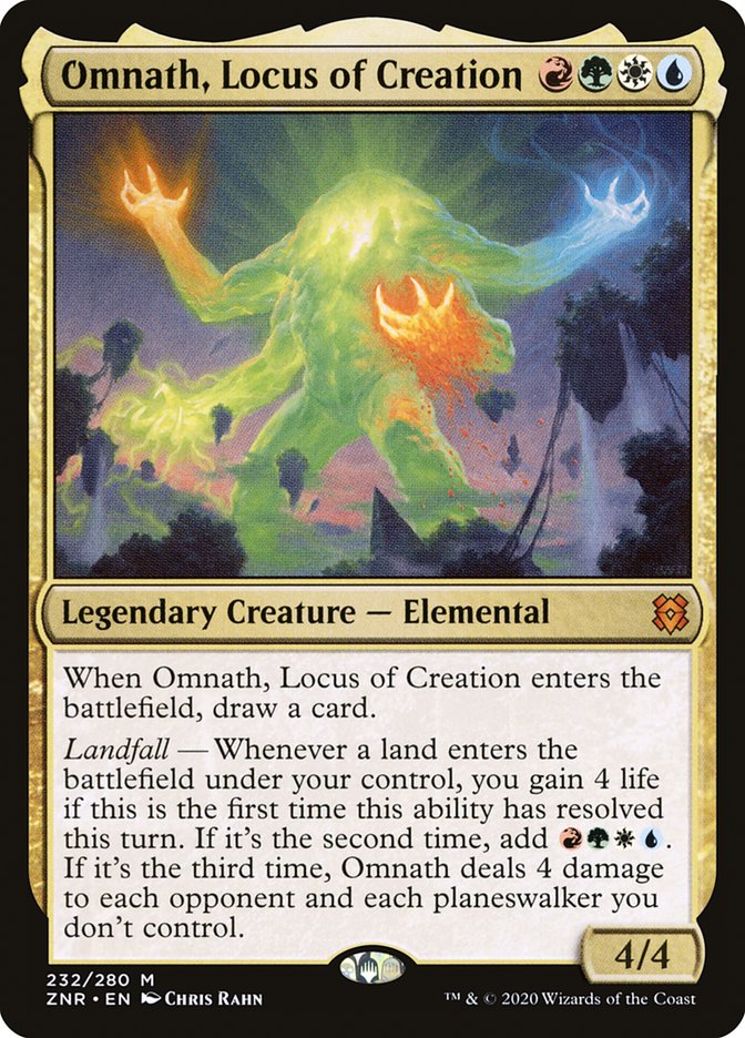 Omnath, Locus of Creation [Zendikar Rising] | Golgari Games