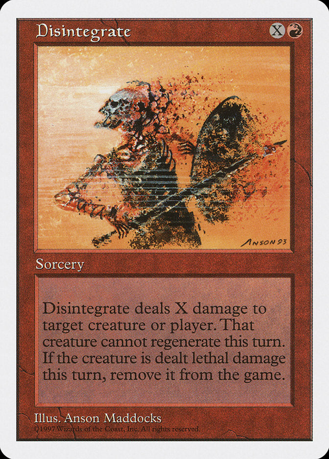 Disintegrate [Fifth Edition] | Local Legends