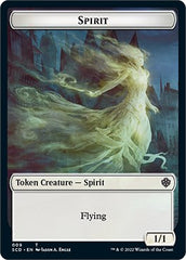 Cat Bird // Spirit Double-Sided Token [Starter Commander Decks] | Golgari Games