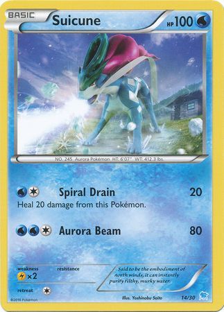 Suicune (14/30) [XY: Trainer Kit 3 - Suicune] | Golgari Games