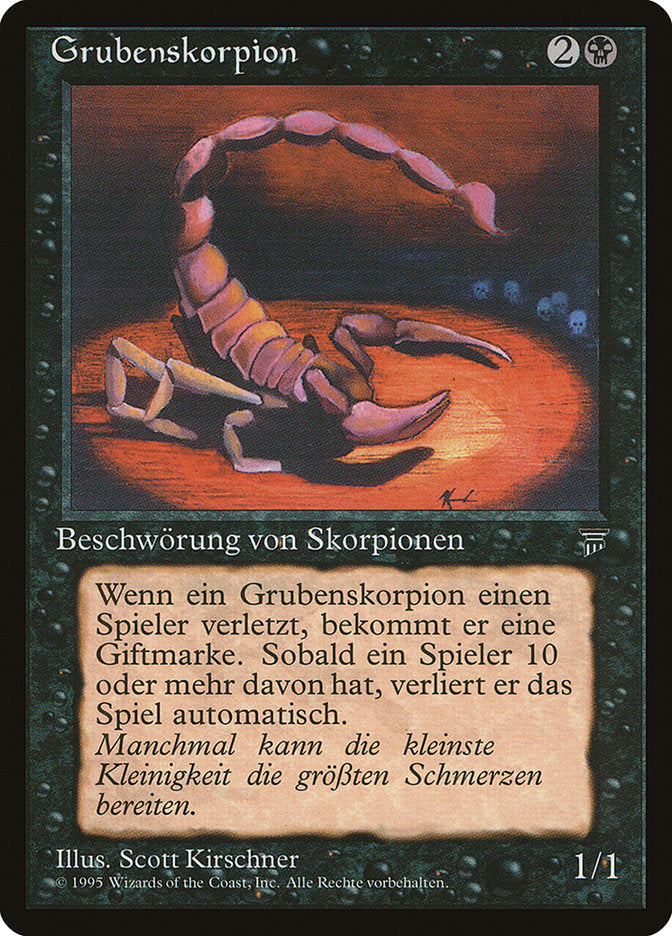 Pit Scorpion (German) - "Grubenskorpion" [Renaissance] | Golgari Games