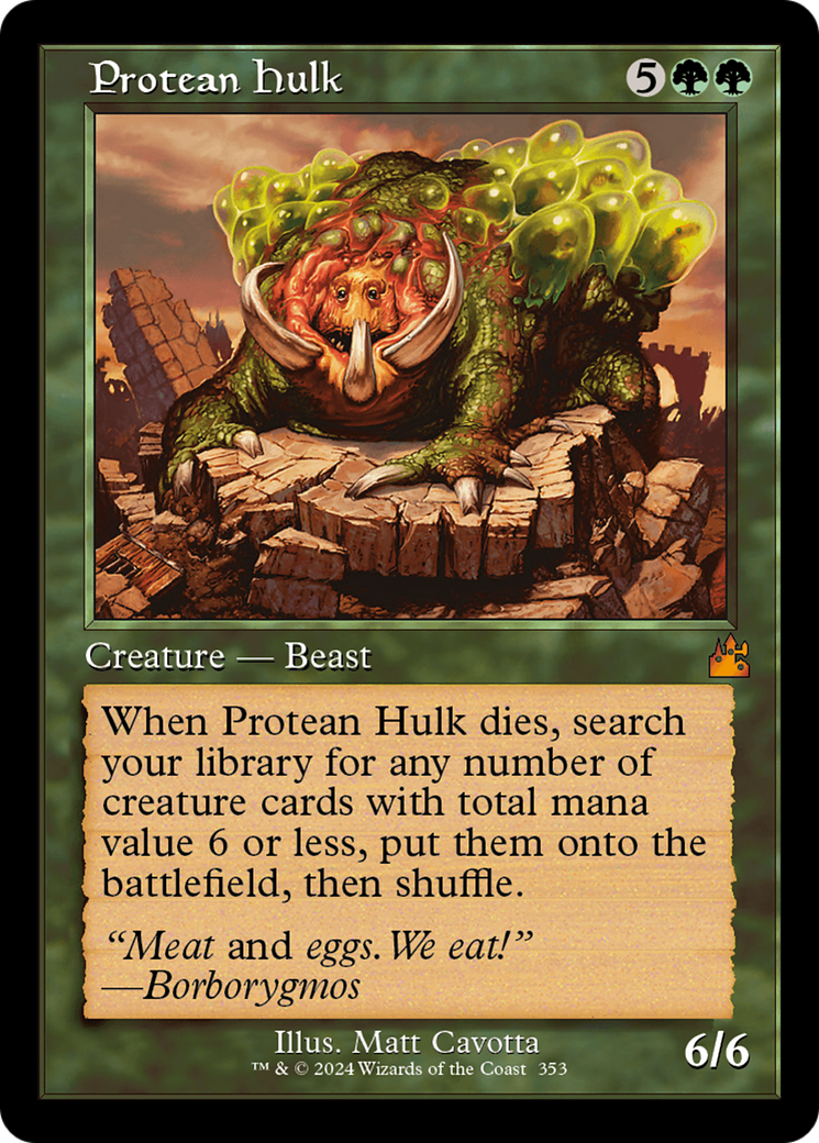 Protean Hulk (Retro Frame) [Ravnica Remastered] | Local Legends