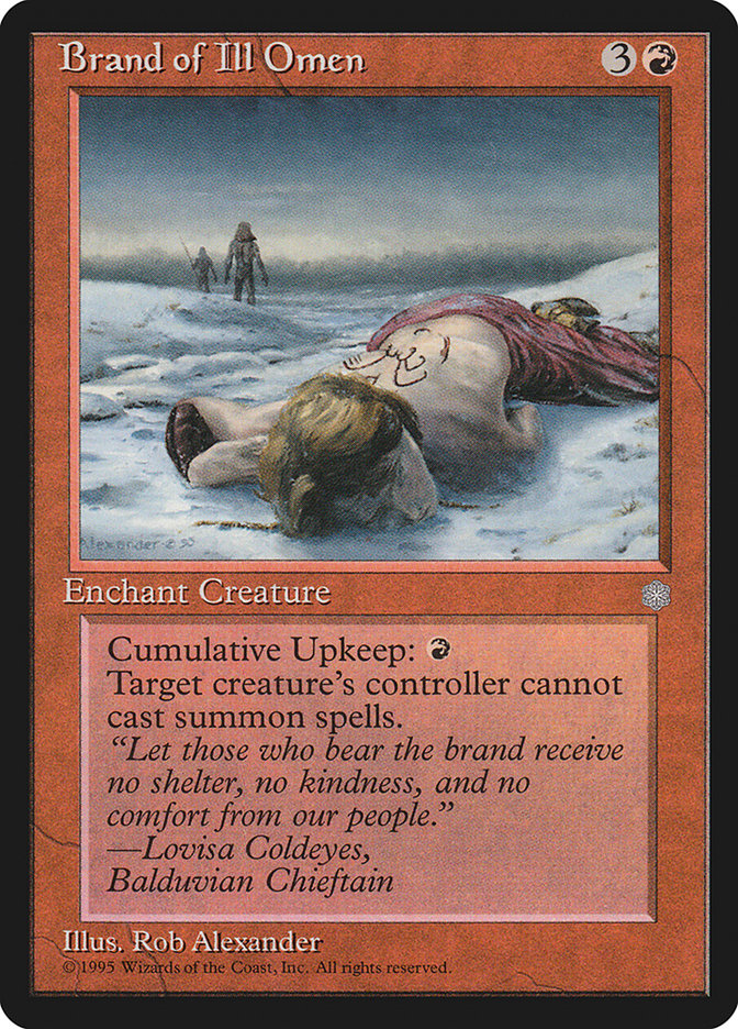 Brand of Ill Omen [Ice Age] | Local Legends